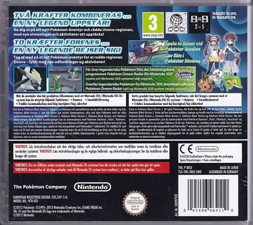 Pokemon Black Version 2 - Nintendo DS (A Grade) (Genbrug)